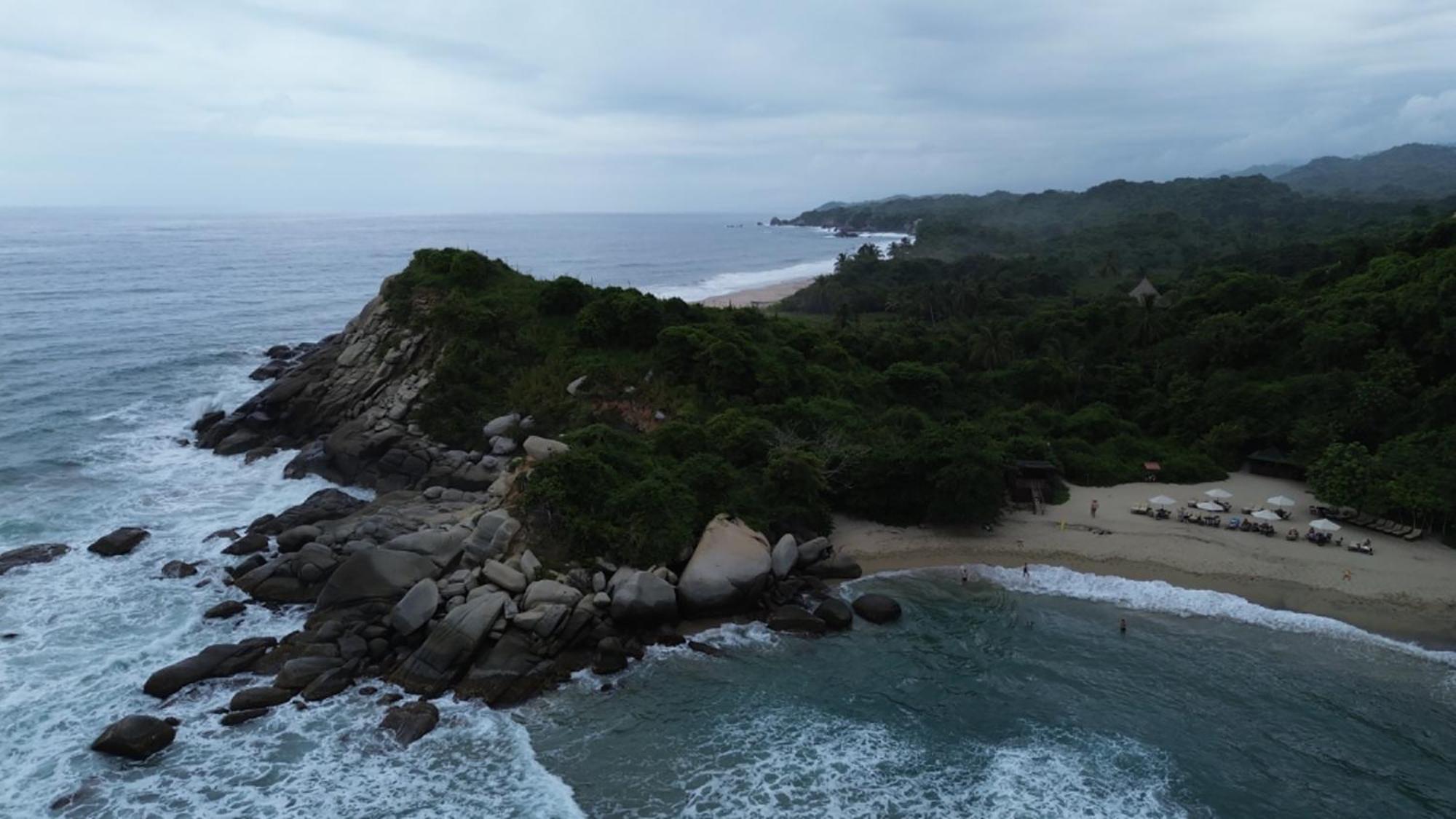 Hostal Mirador Dentro Del Parque Tayrona Ель-Зайно Екстер'єр фото