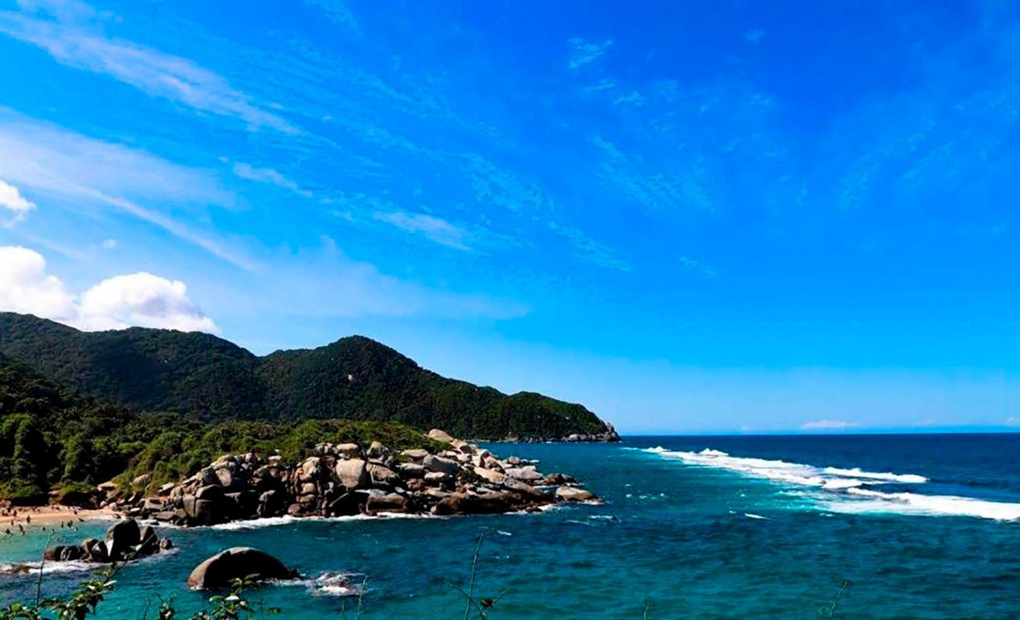 Hostal Mirador Dentro Del Parque Tayrona Ель-Зайно Екстер'єр фото